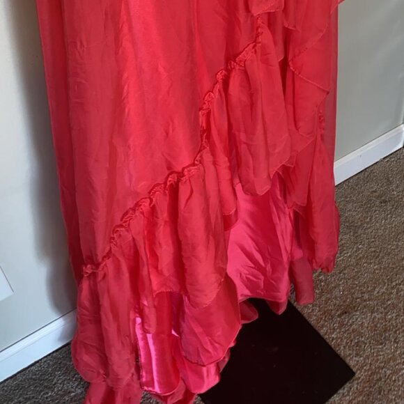Mac Duggal - Asymmetrical Pleated Bodice Prom Dress - Picture 6 of 15